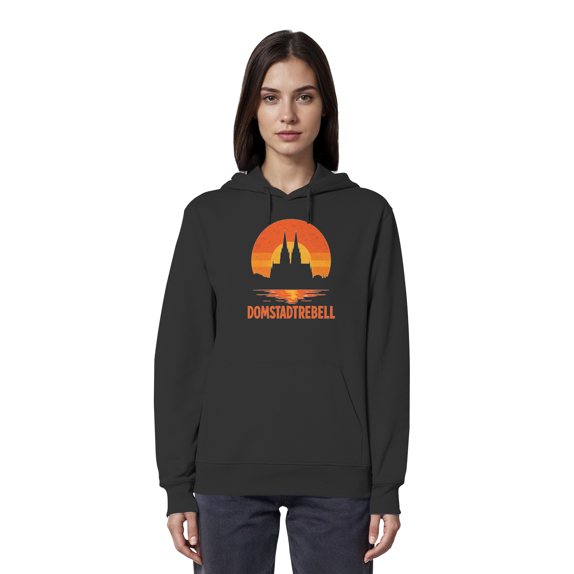 Domstadtrebell - Kölner Dom Sonnenuntergang - Organic Hoodie