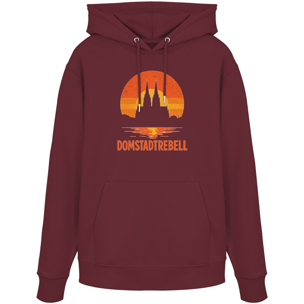 Domstadtrebell - Kölner Dom Sonnenuntergang - Organic Hoodie