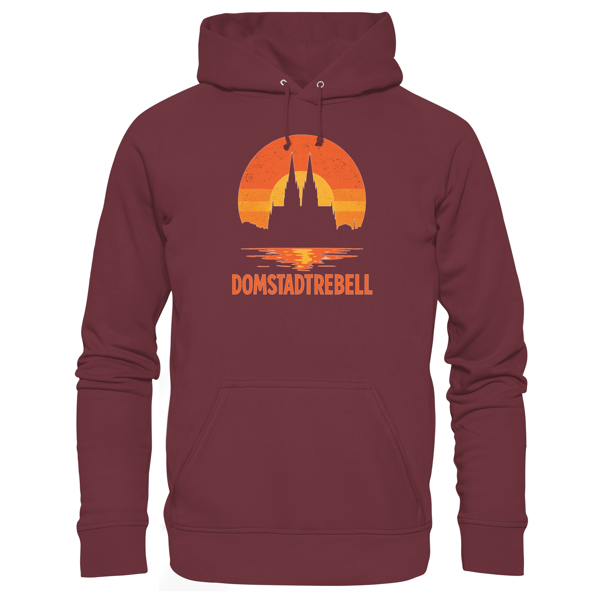 Domstadtrebell - Kölner Dom Sonnenuntergang - Organic Hoodie