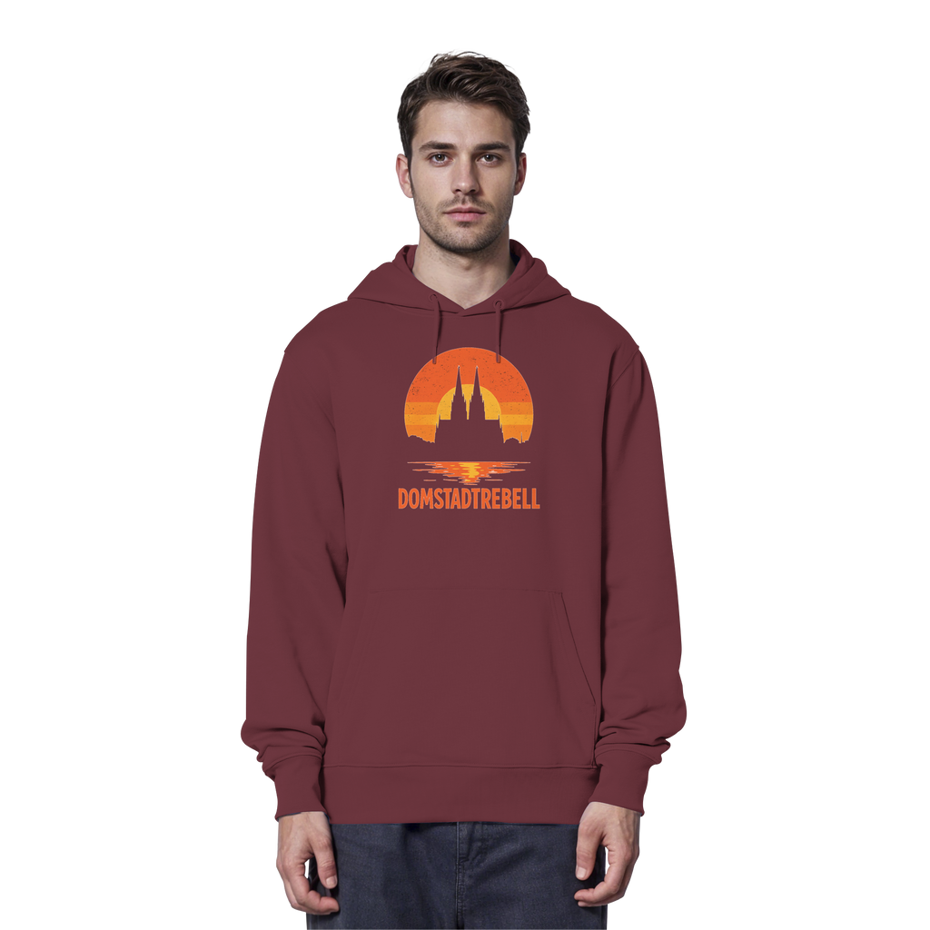 Domstadtrebell - Kölner Dom Sonnenuntergang - Organic Hoodie