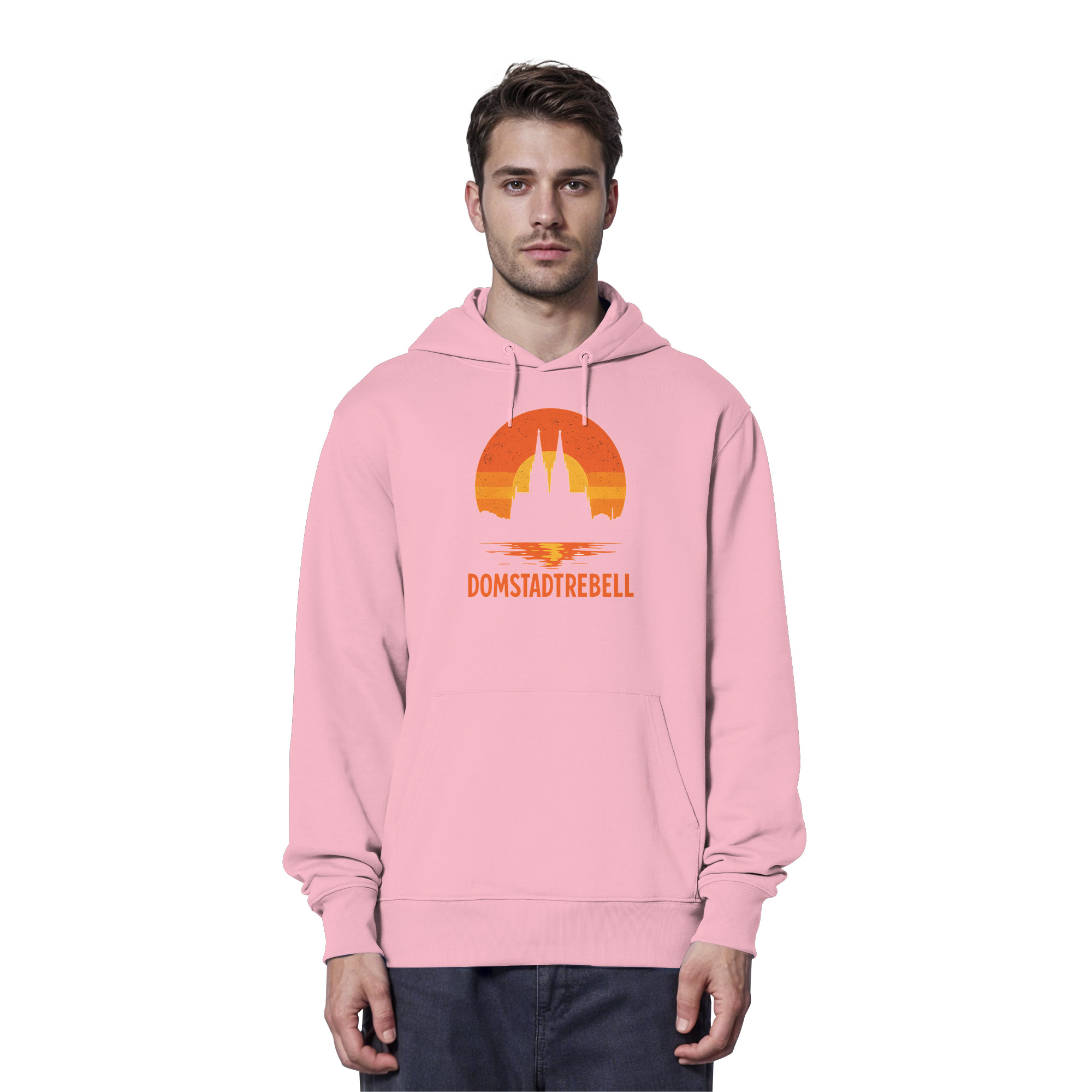 Domstadtrebell - Kölner Dom Sonnenuntergang - Organic Hoodie