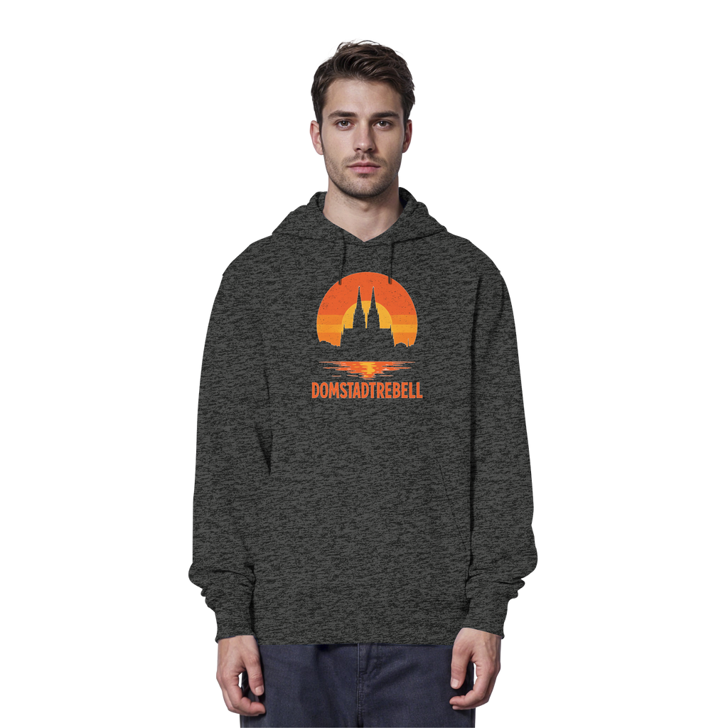 Domstadtrebell - Kölner Dom Sonnenuntergang - Organic Hoodie
