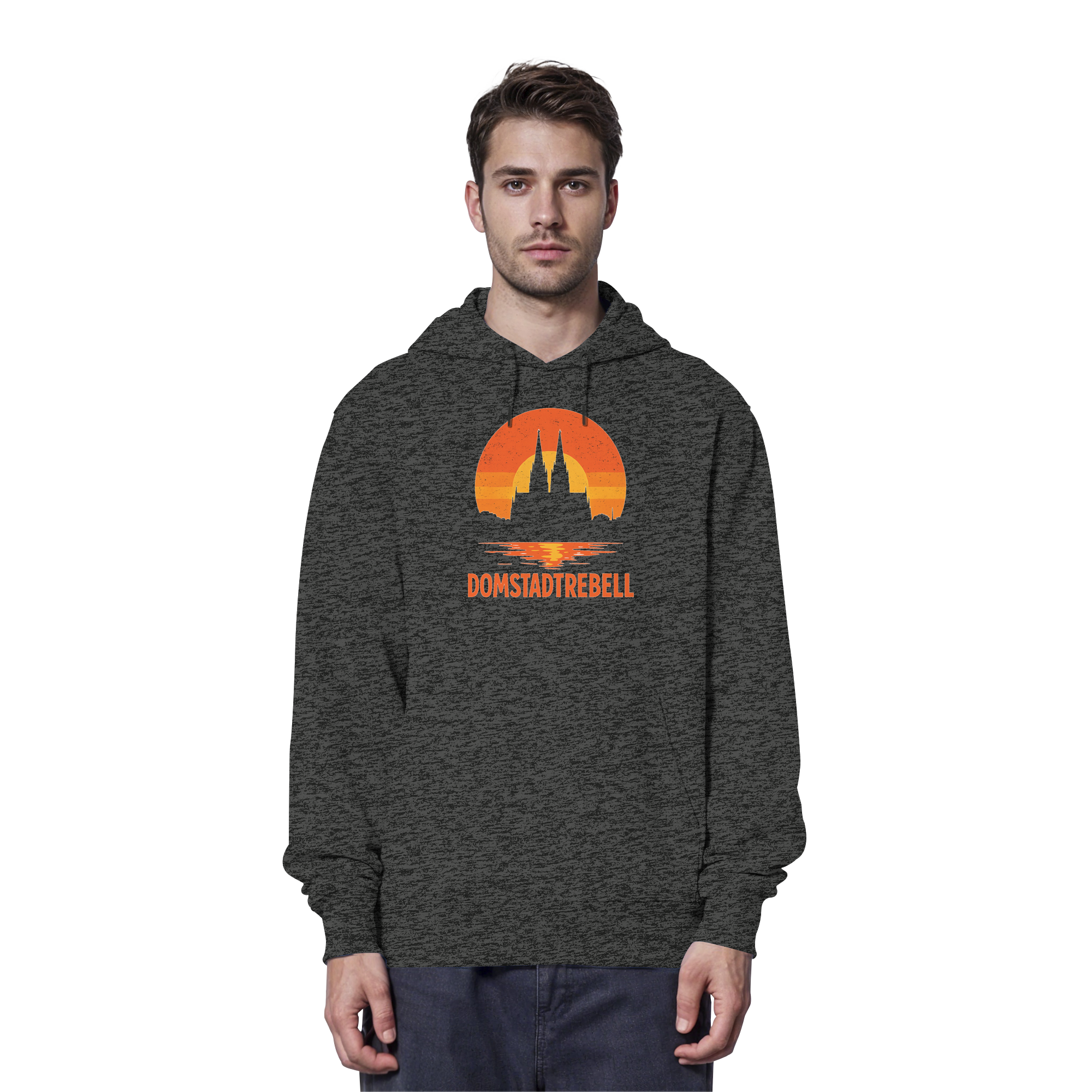 Domstadtrebell - Kölner Dom Sonnenuntergang - Organic Hoodie