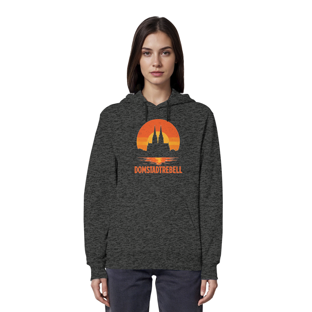 Domstadtrebell - Kölner Dom Sonnenuntergang - Organic Hoodie