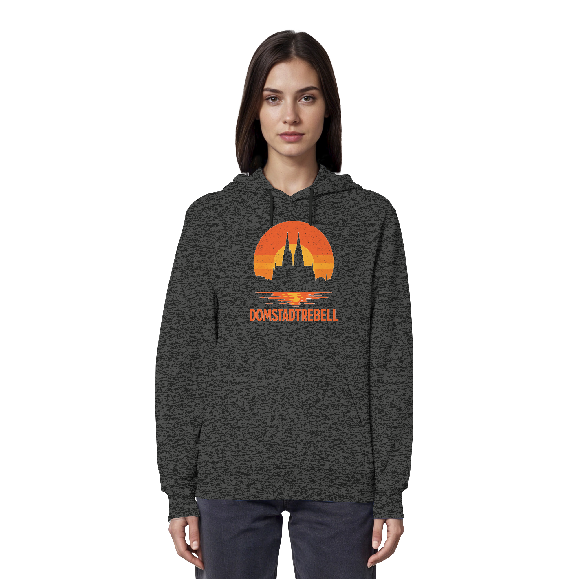 Domstadtrebell - Kölner Dom Sonnenuntergang - Organic Hoodie