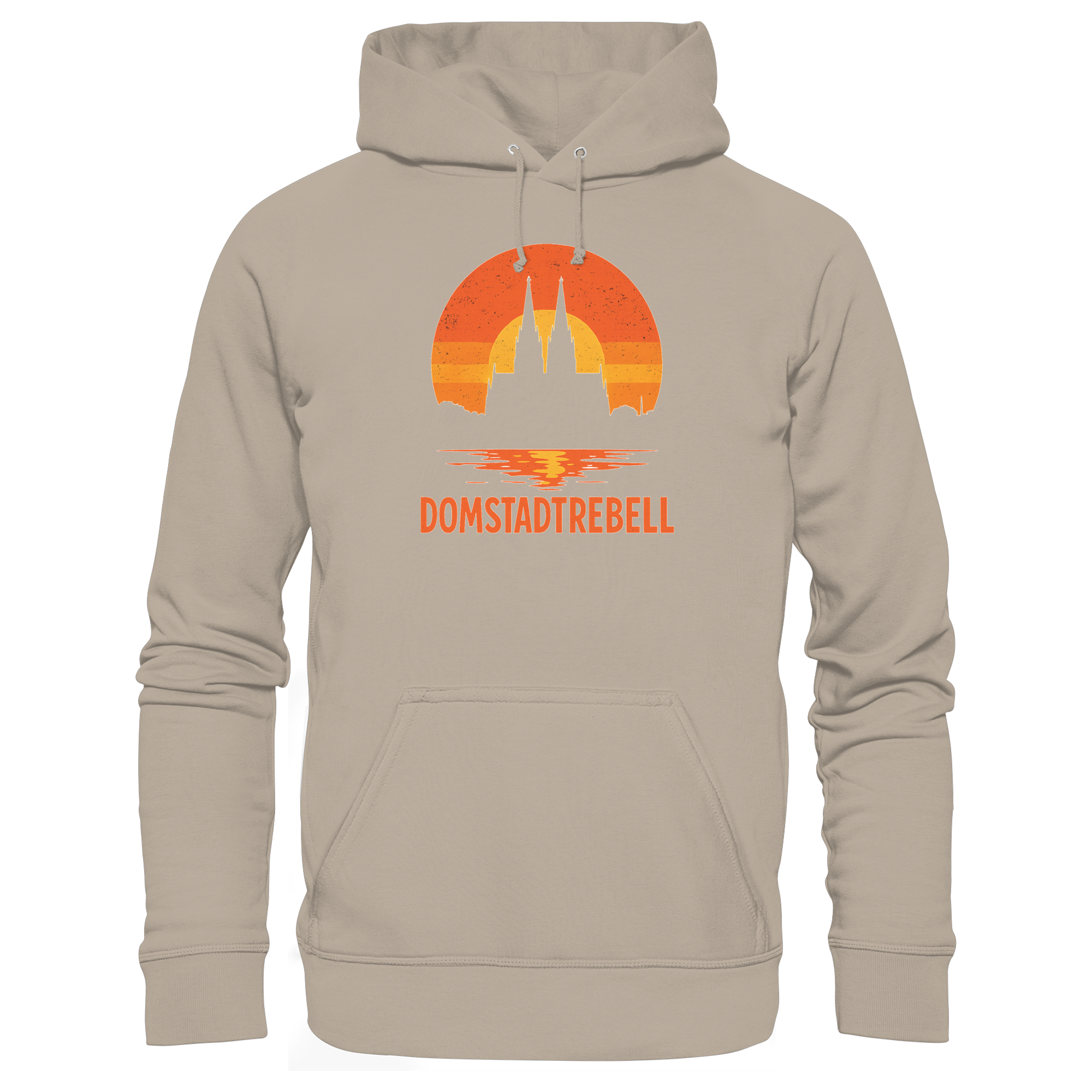 Domstadtrebell - Kölner Dom Sonnenuntergang - Organic Hoodie