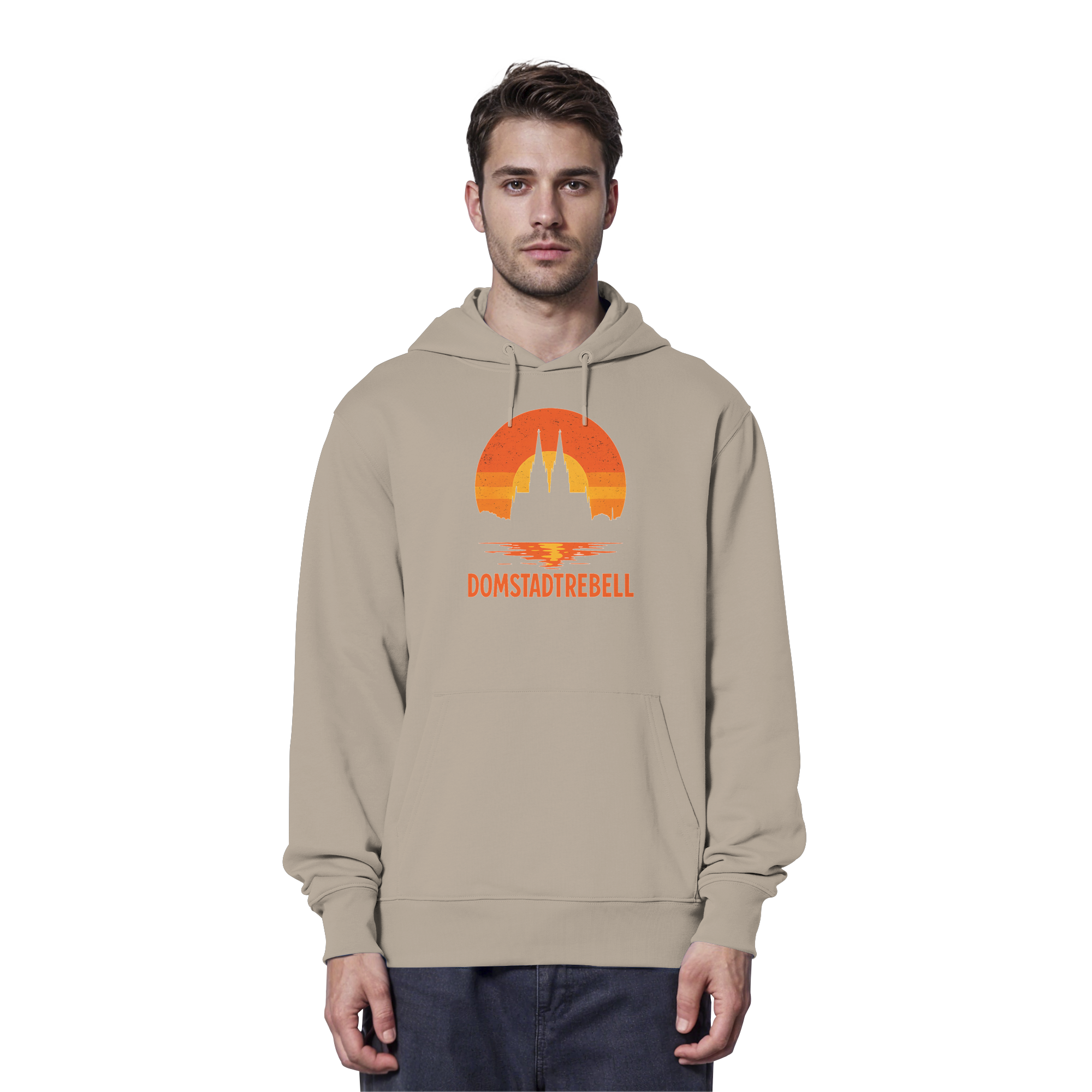 Domstadtrebell - Kölner Dom Sonnenuntergang - Organic Hoodie