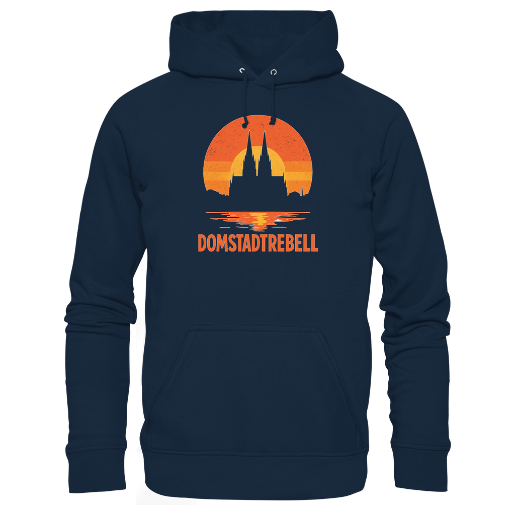 Domstadtrebell - Kölner Dom Sonnenuntergang - Organic Hoodie