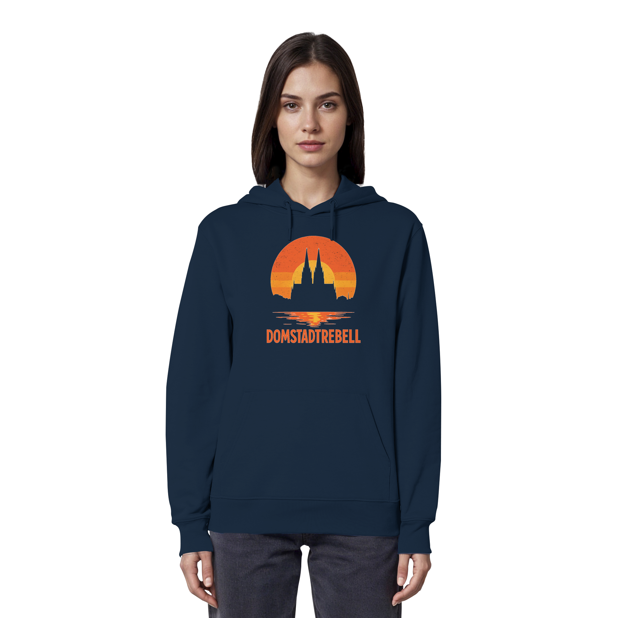 Domstadtrebell - Kölner Dom Sonnenuntergang - Organic Hoodie