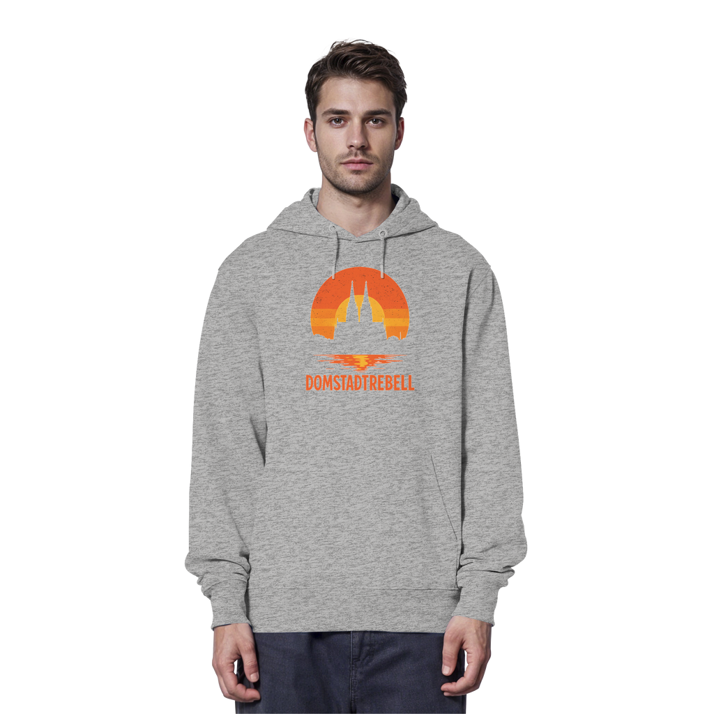 Domstadtrebell - Kölner Dom Sonnenuntergang - Organic Hoodie