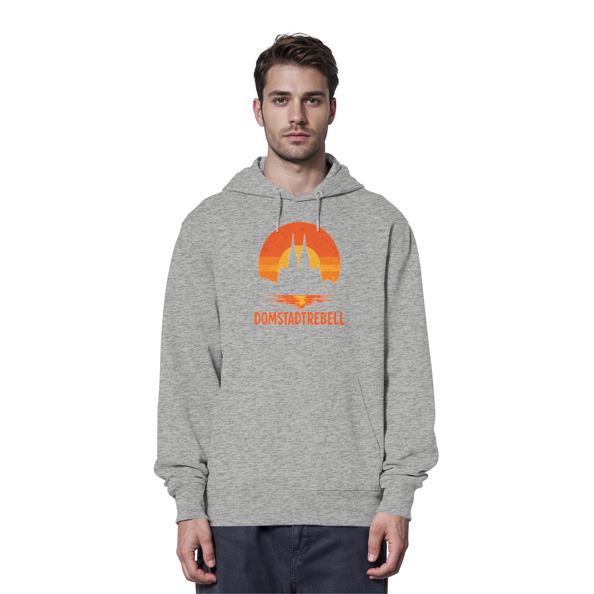 Domstadtrebell - Kölner Dom Sonnenuntergang - Organic Hoodie