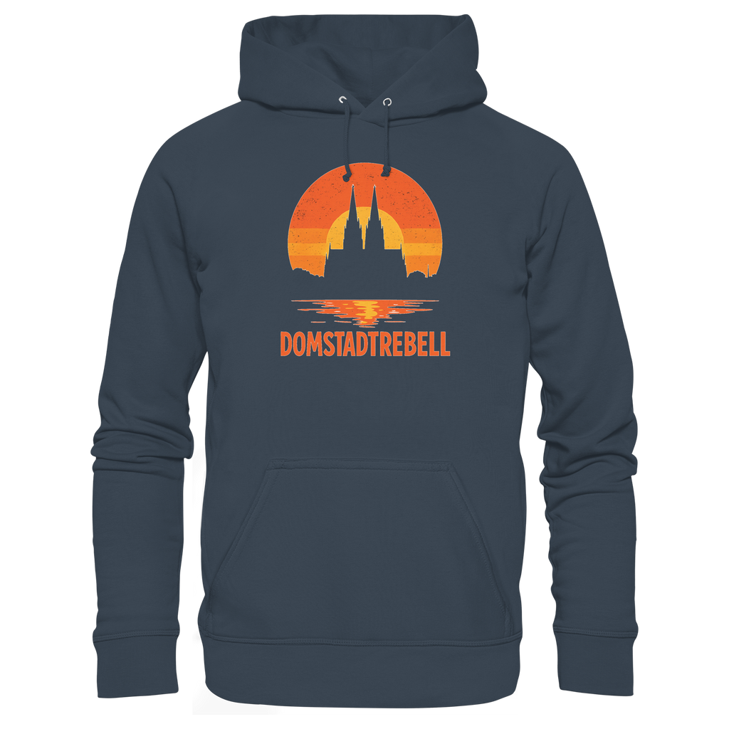 Domstadtrebell - Kölner Dom Sonnenuntergang - Organic Hoodie