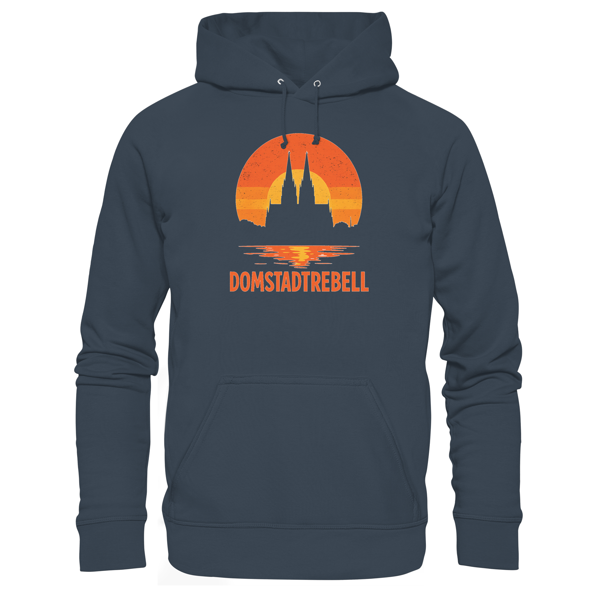 Domstadtrebell - Kölner Dom Sonnenuntergang - Organic Hoodie