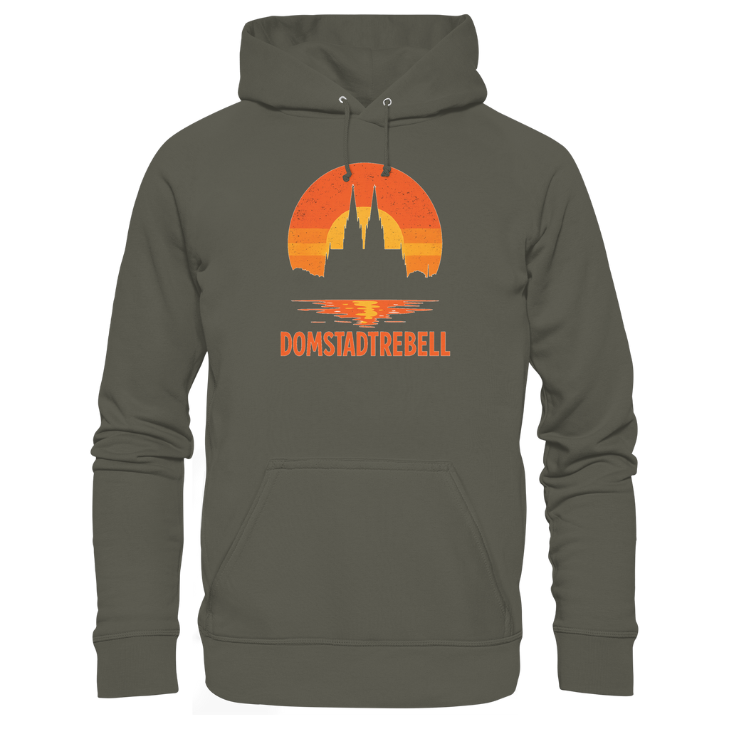 Domstadtrebell - Kölner Dom Sonnenuntergang - Organic Hoodie