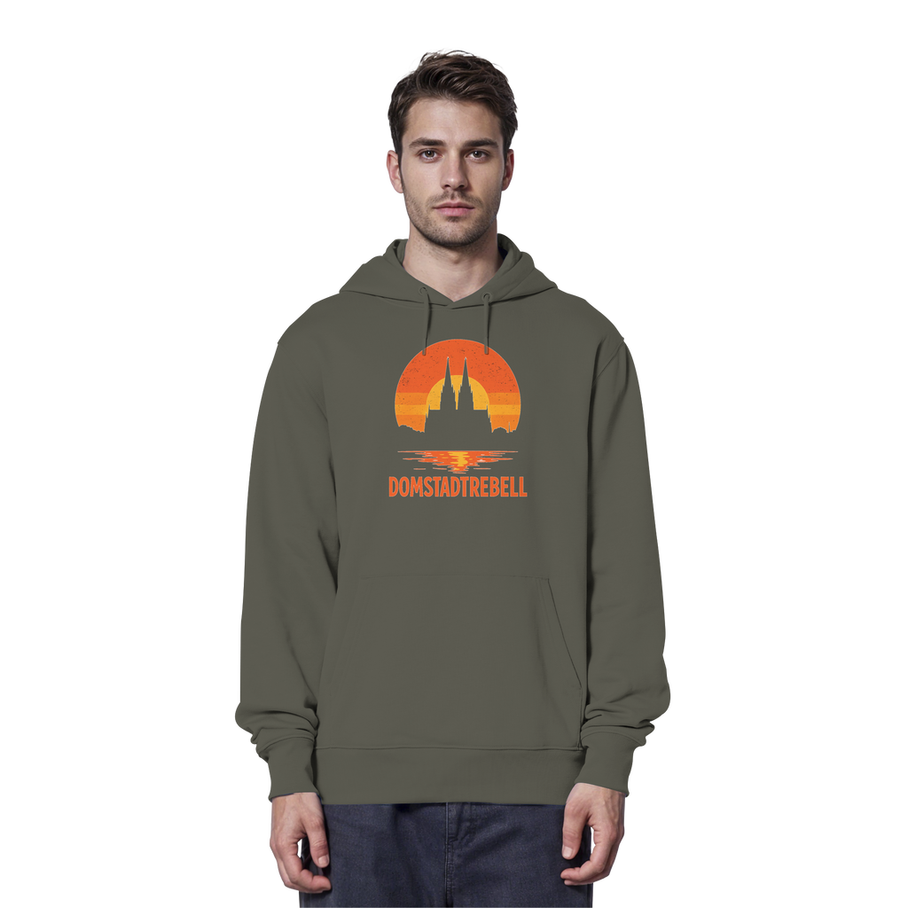 Domstadtrebell - Kölner Dom Sonnenuntergang - Organic Hoodie