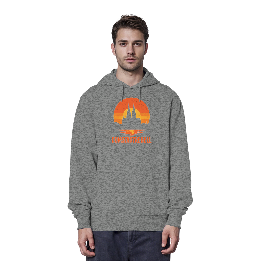 Domstadtrebell - Kölner Dom Sonnenuntergang - Organic Hoodie