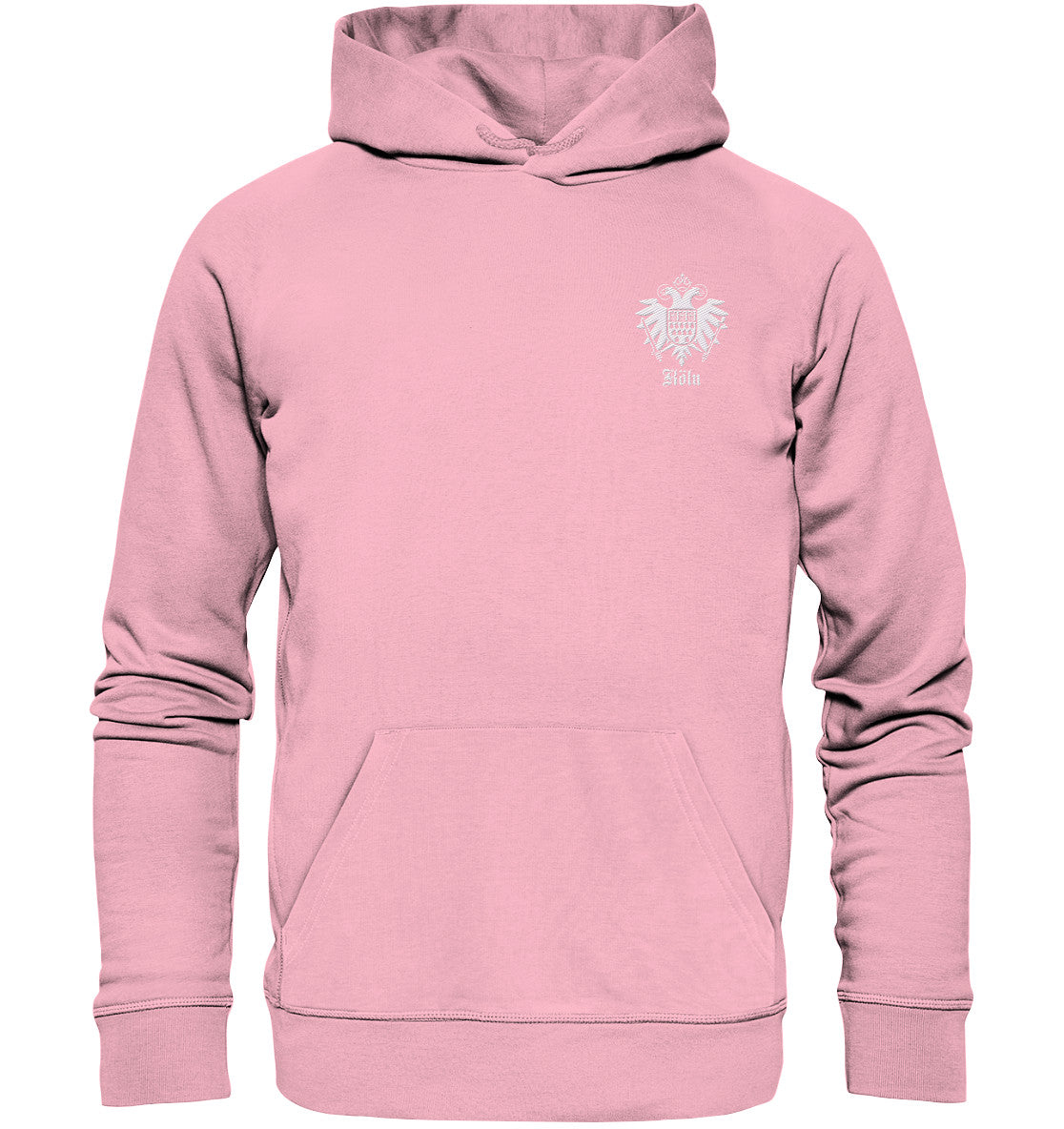 Köln Stadtwappen im Adler - Organic Hoodie (Stick)
