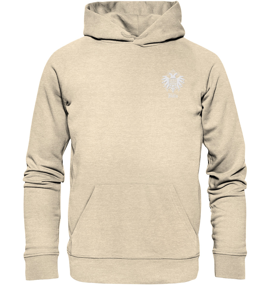Köln Stadtwappen im Adler - Organic Hoodie (Stick)