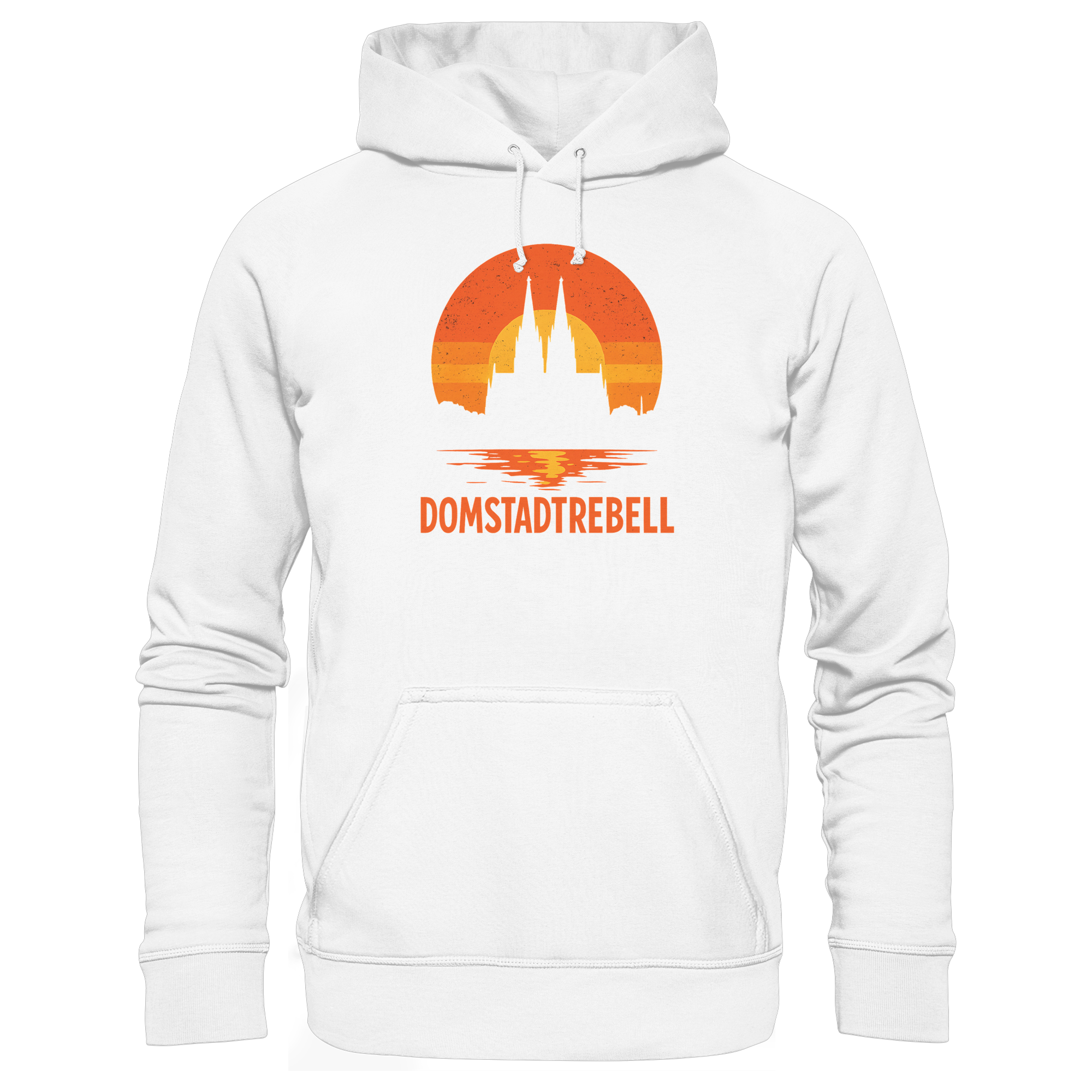 Domstadtrebell - Kölner Dom Sonnenuntergang - Organic Hoodie