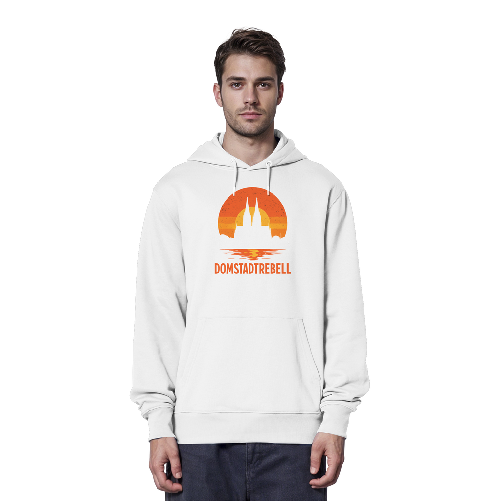 Domstadtrebell - Kölner Dom Sonnenuntergang - Organic Hoodie