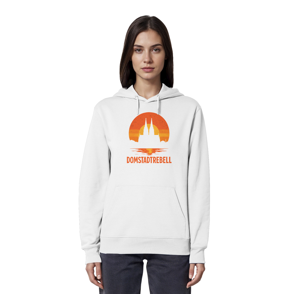 Domstadtrebell - Kölner Dom Sonnenuntergang - Organic Hoodie