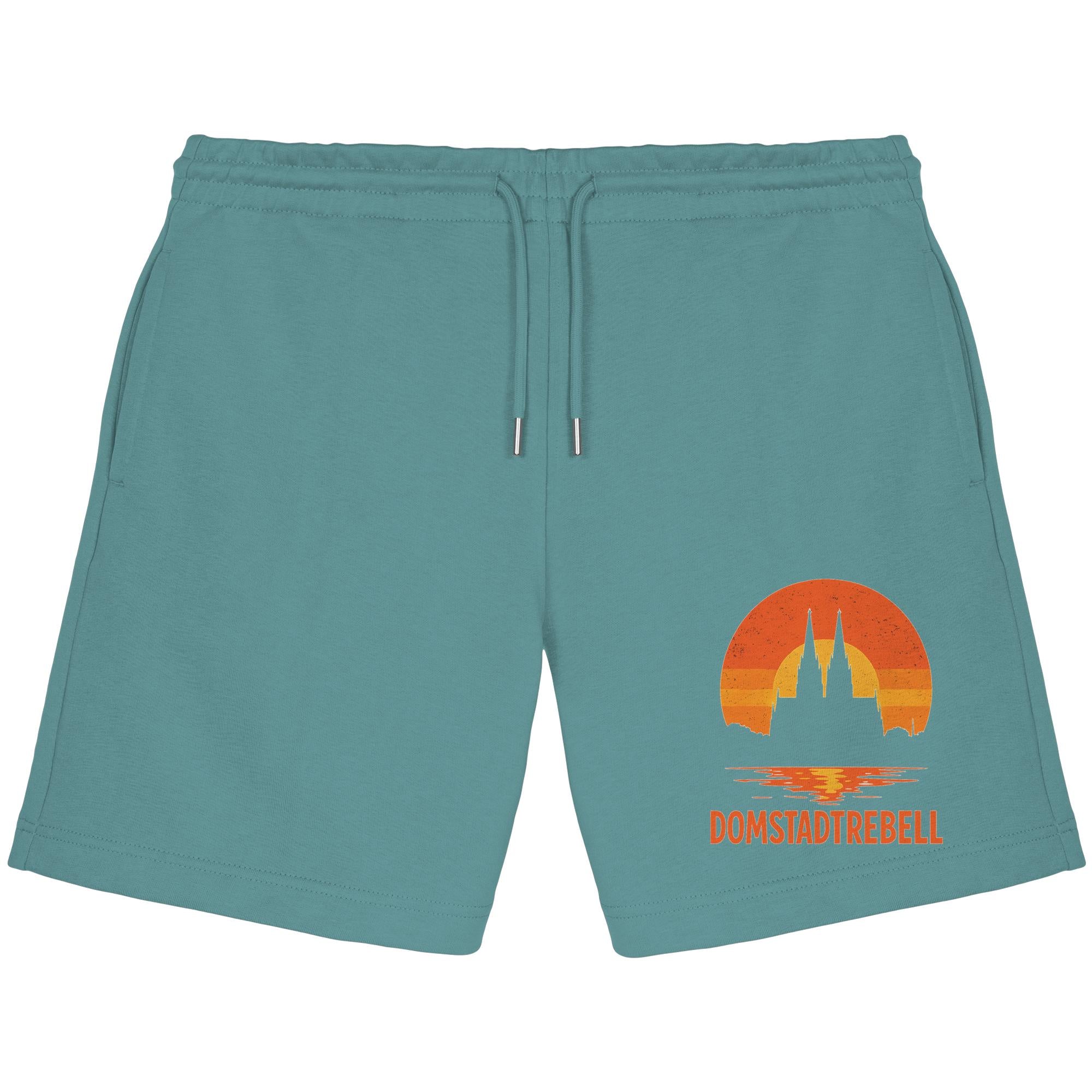 Domstadtrebell - Kölner Dom Sonnenuntergang - Organic Jogger Shorts