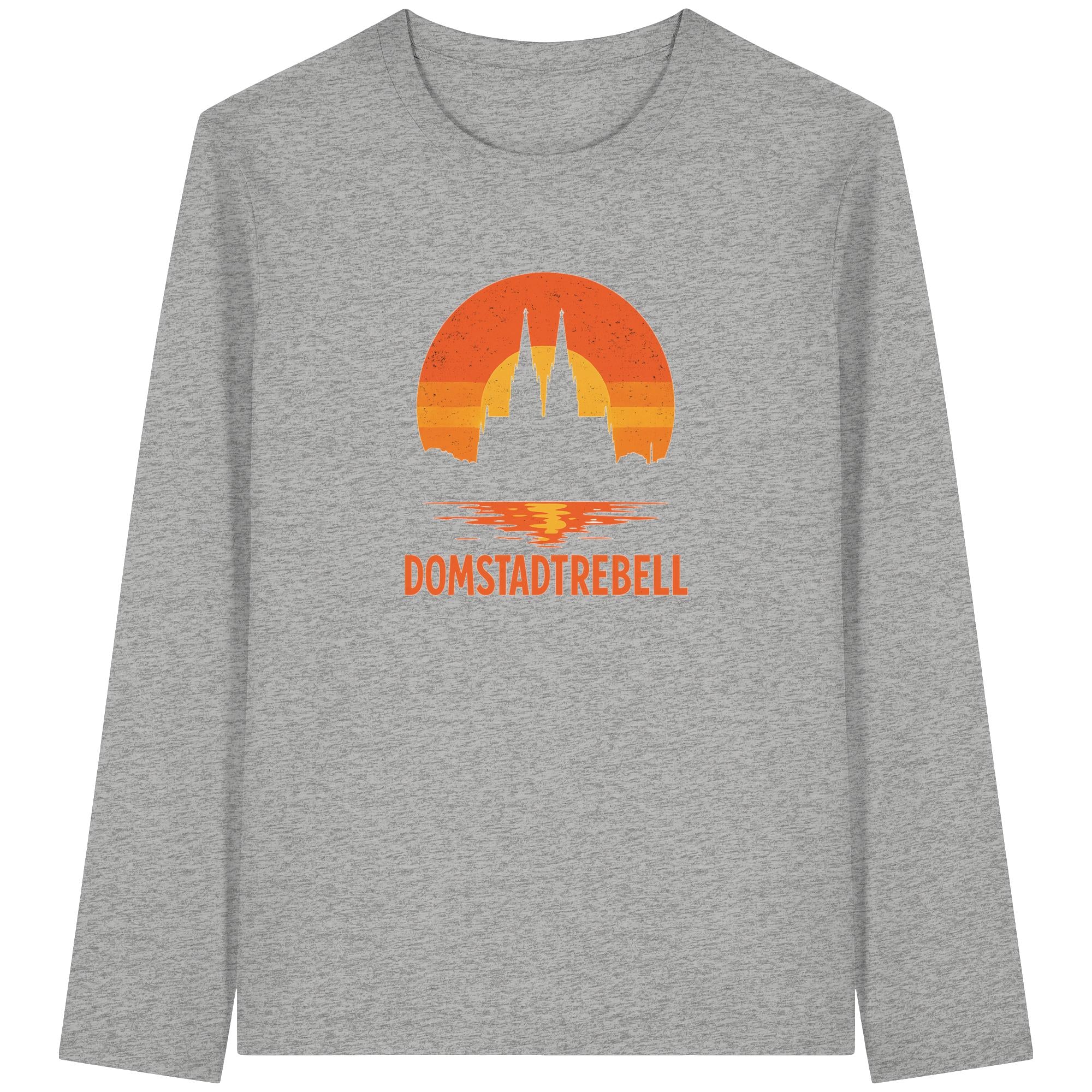 Domstadtrebell - Kölner Dom Sonnenuntergang - Organic Longsleeve T-Shirt