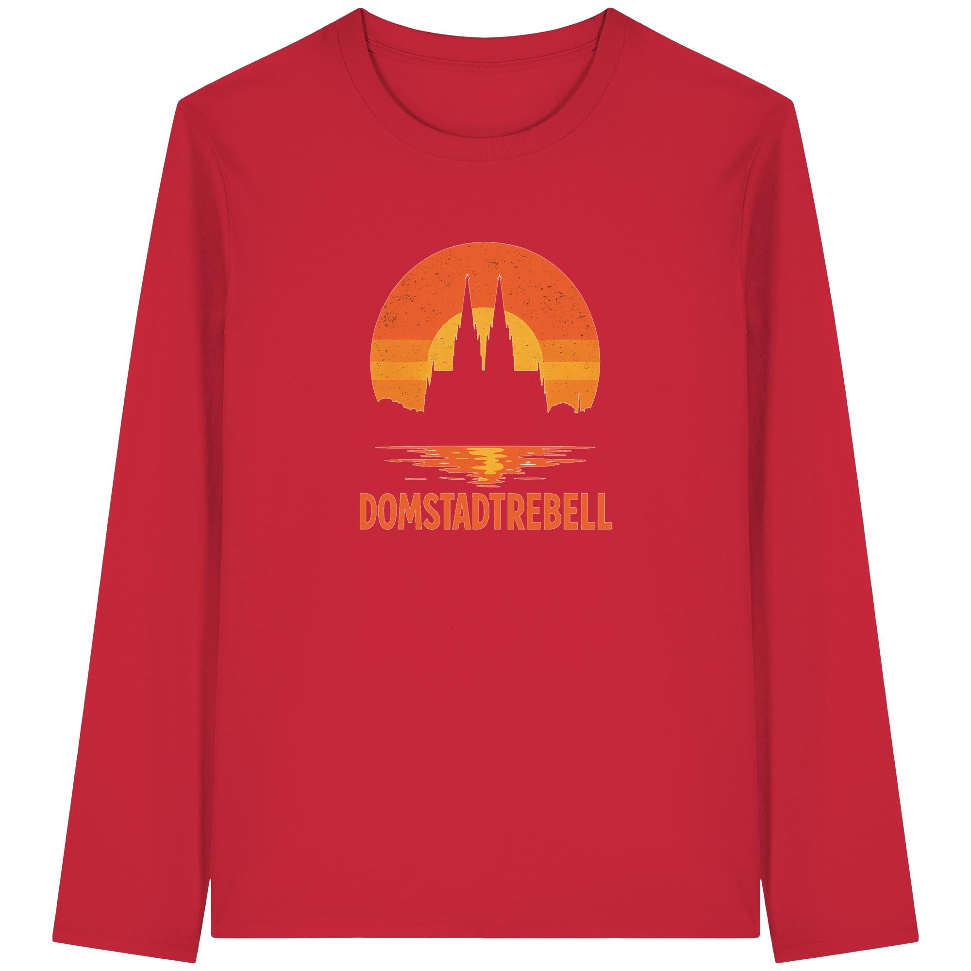Domstadtrebell - Kölner Dom Sonnenuntergang - Organic Longsleeve T-Shirt
