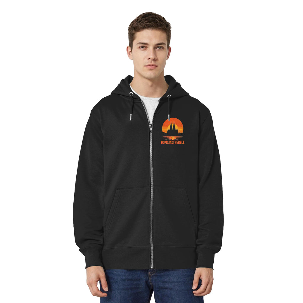 Domstadtrebell - Kölner Dom Sonnenuntergang - Organic Relaxed Zipper