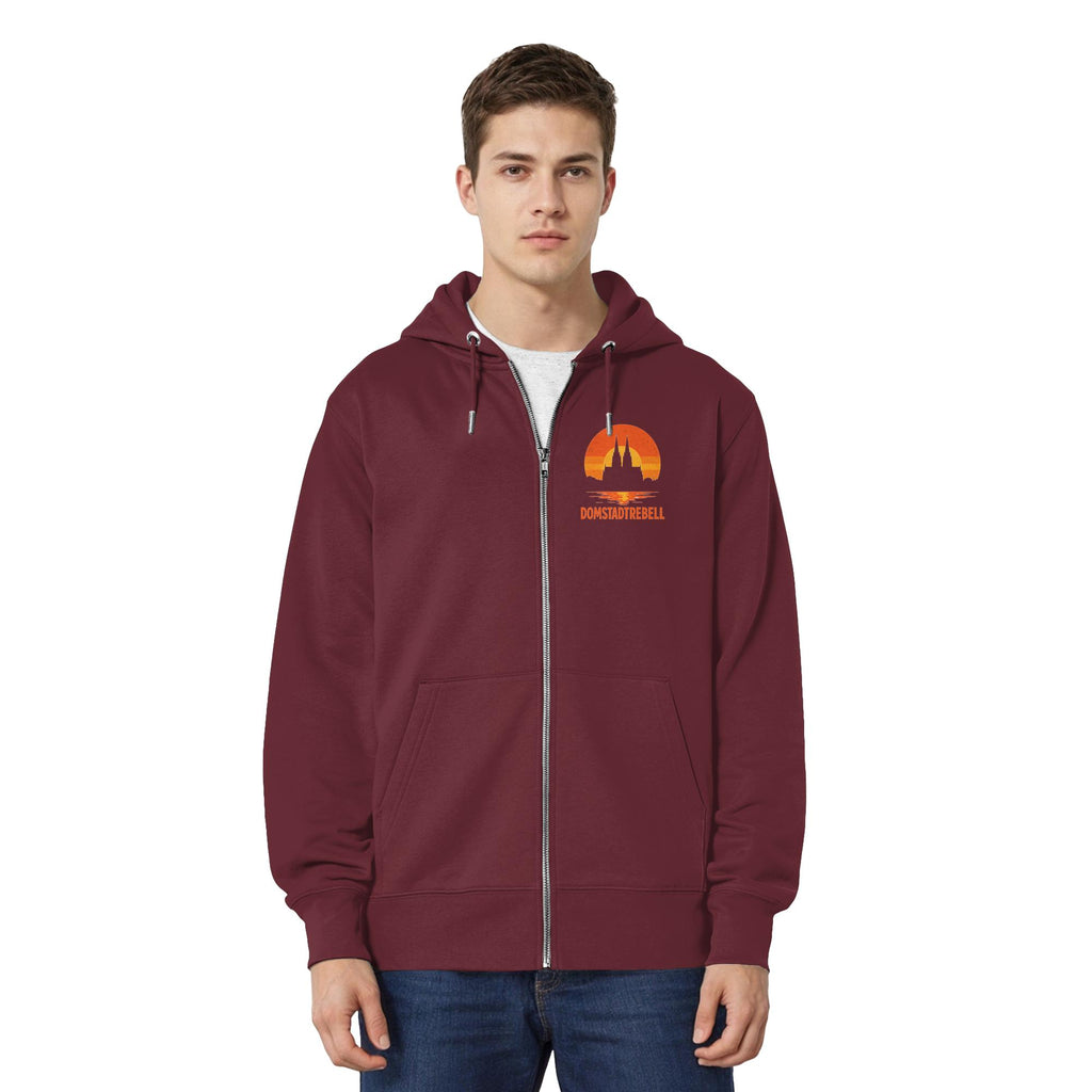 Domstadtrebell - Kölner Dom Sonnenuntergang - Organic Relaxed Zipper
