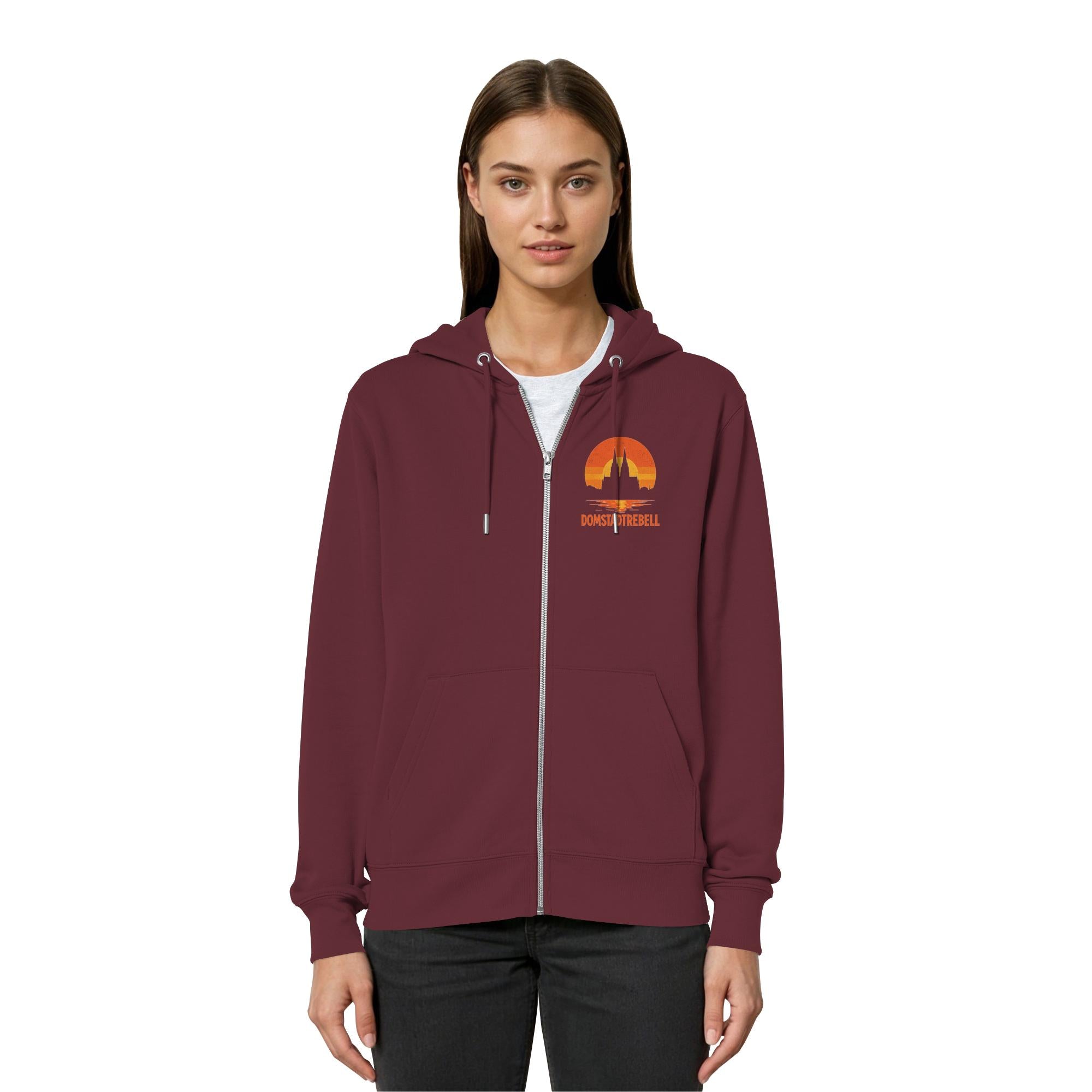 Domstadtrebell - Kölner Dom Sonnenuntergang - Organic Relaxed Zipper