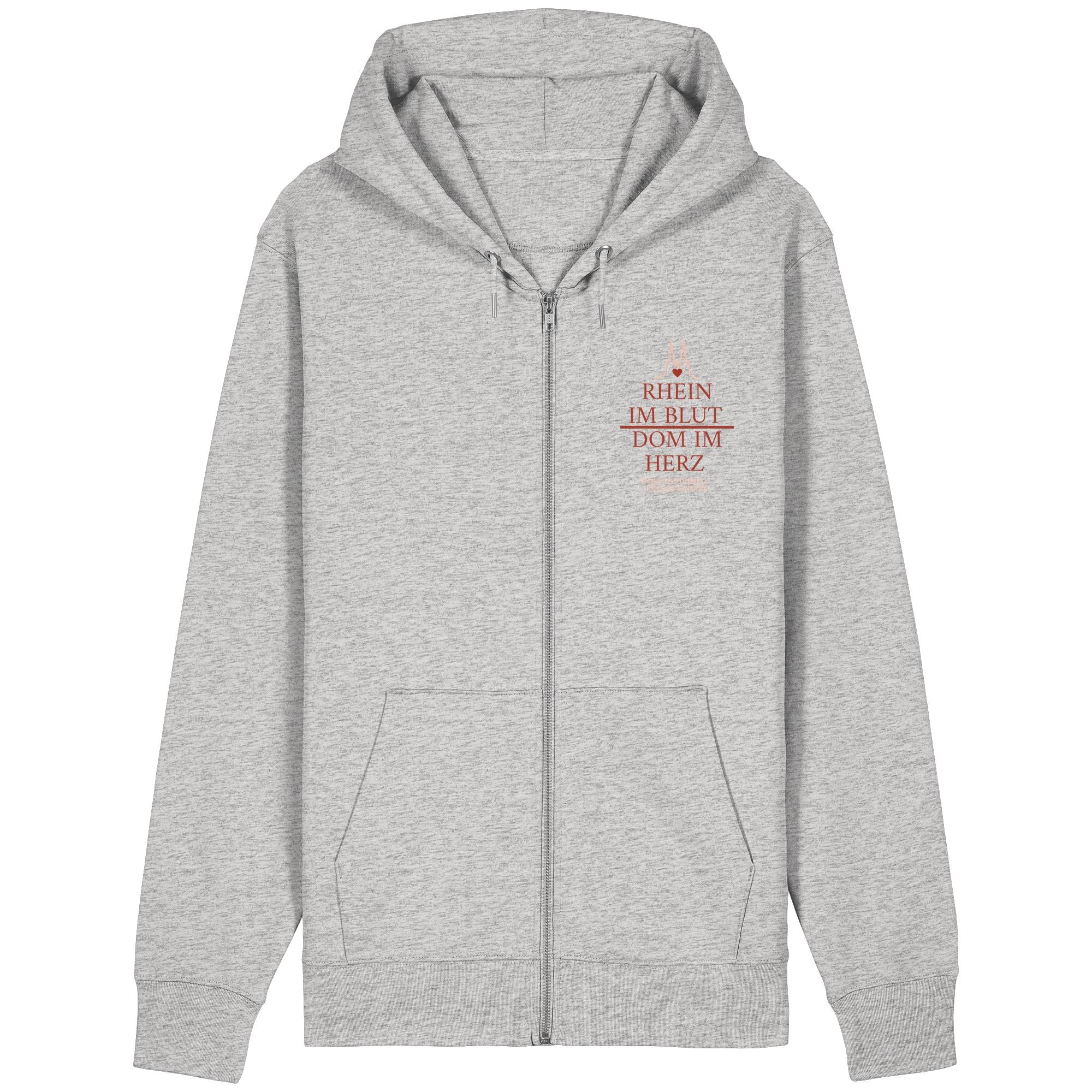 Domstadtrebell - Cologne Love - Organic Relaxed Zipper