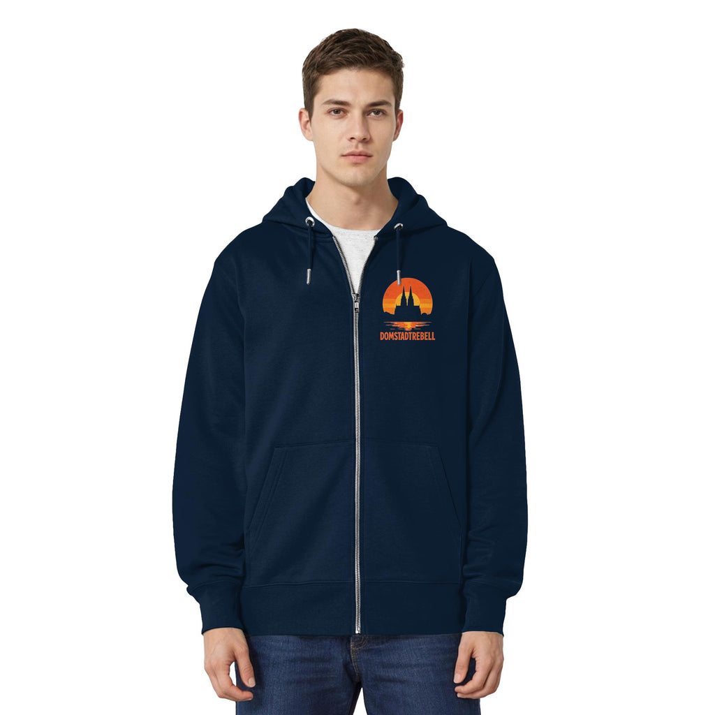 Domstadtrebell - Kölner Dom Sonnenuntergang - Organic Relaxed Zipper