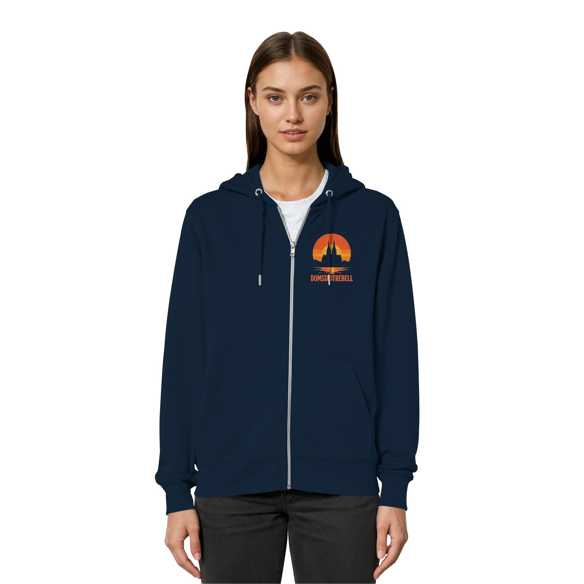 Domstadtrebell - Kölner Dom Sonnenuntergang - Organic Relaxed Zipper