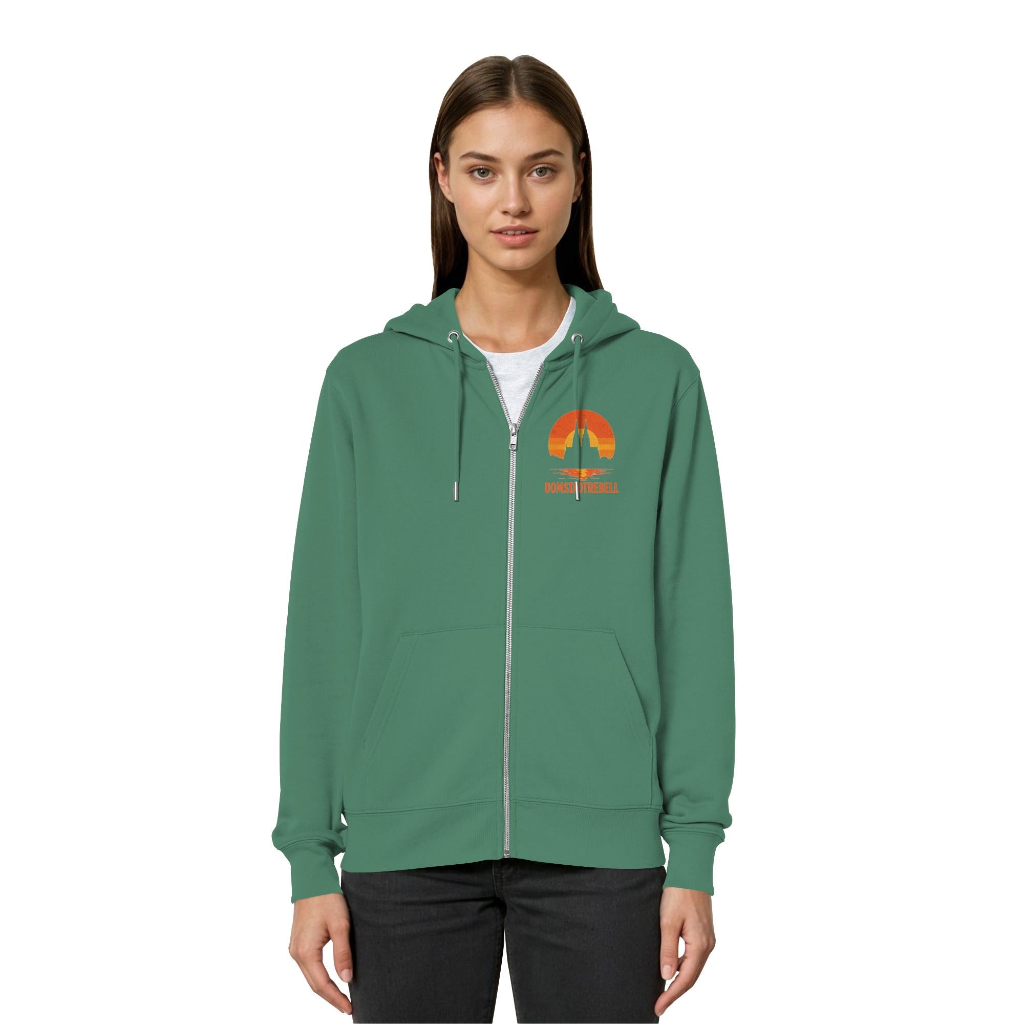 Domstadtrebell - Kölner Dom Sonnenuntergang - Organic Relaxed Zipper