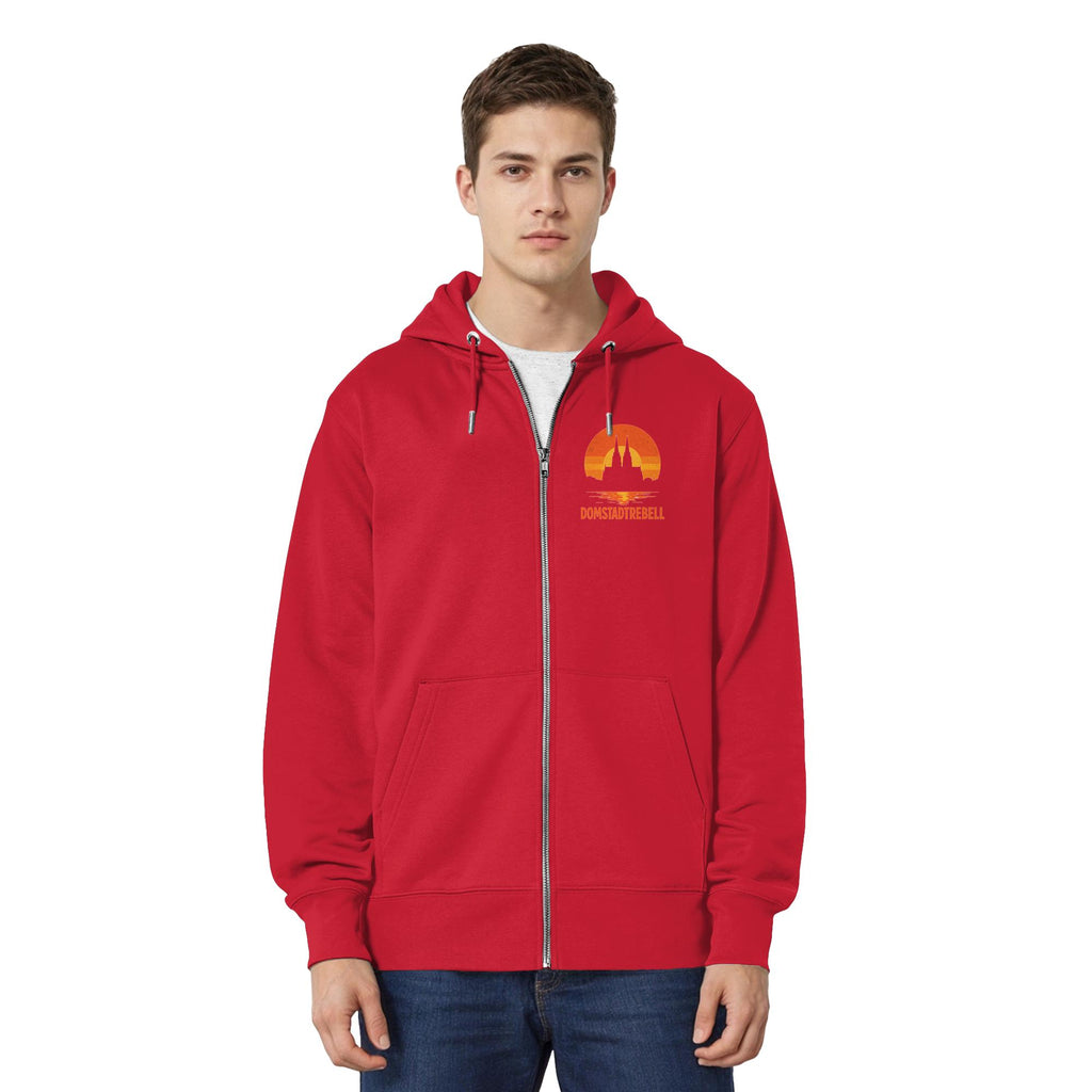 Domstadtrebell - Kölner Dom Sonnenuntergang - Organic Relaxed Zipper