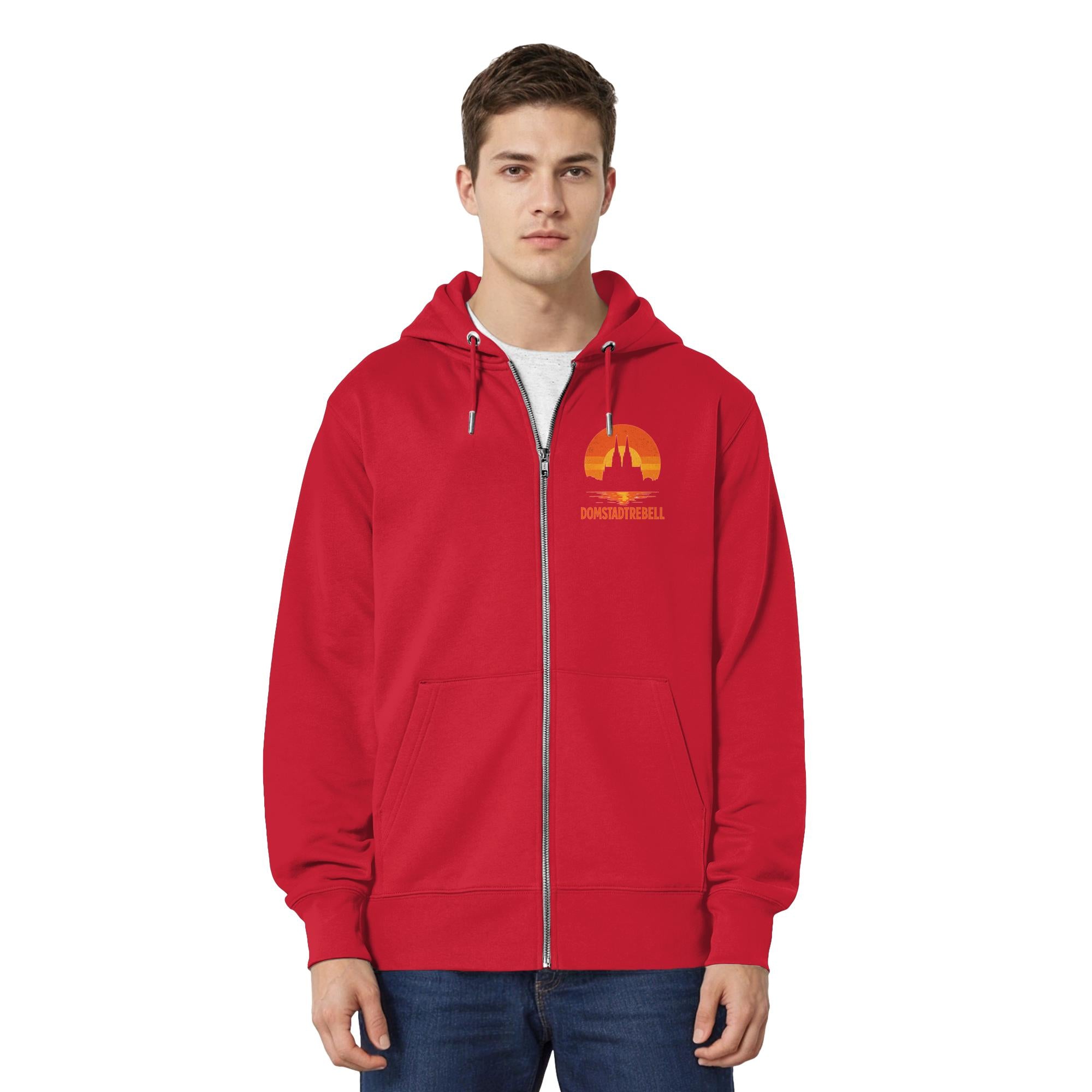 Domstadtrebell - Kölner Dom Sonnenuntergang - Organic Relaxed Zipper