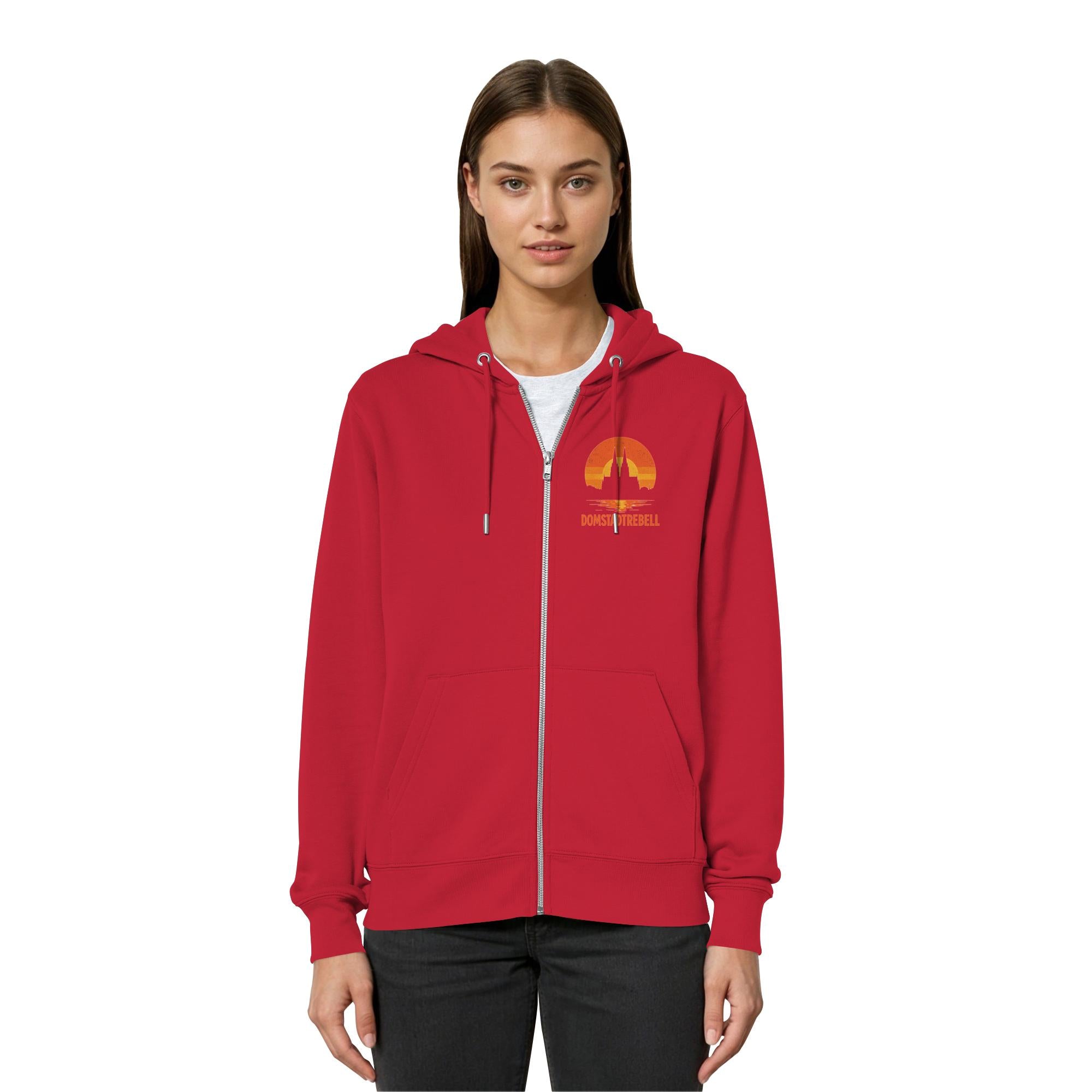 Domstadtrebell - Kölner Dom Sonnenuntergang - Organic Relaxed Zipper