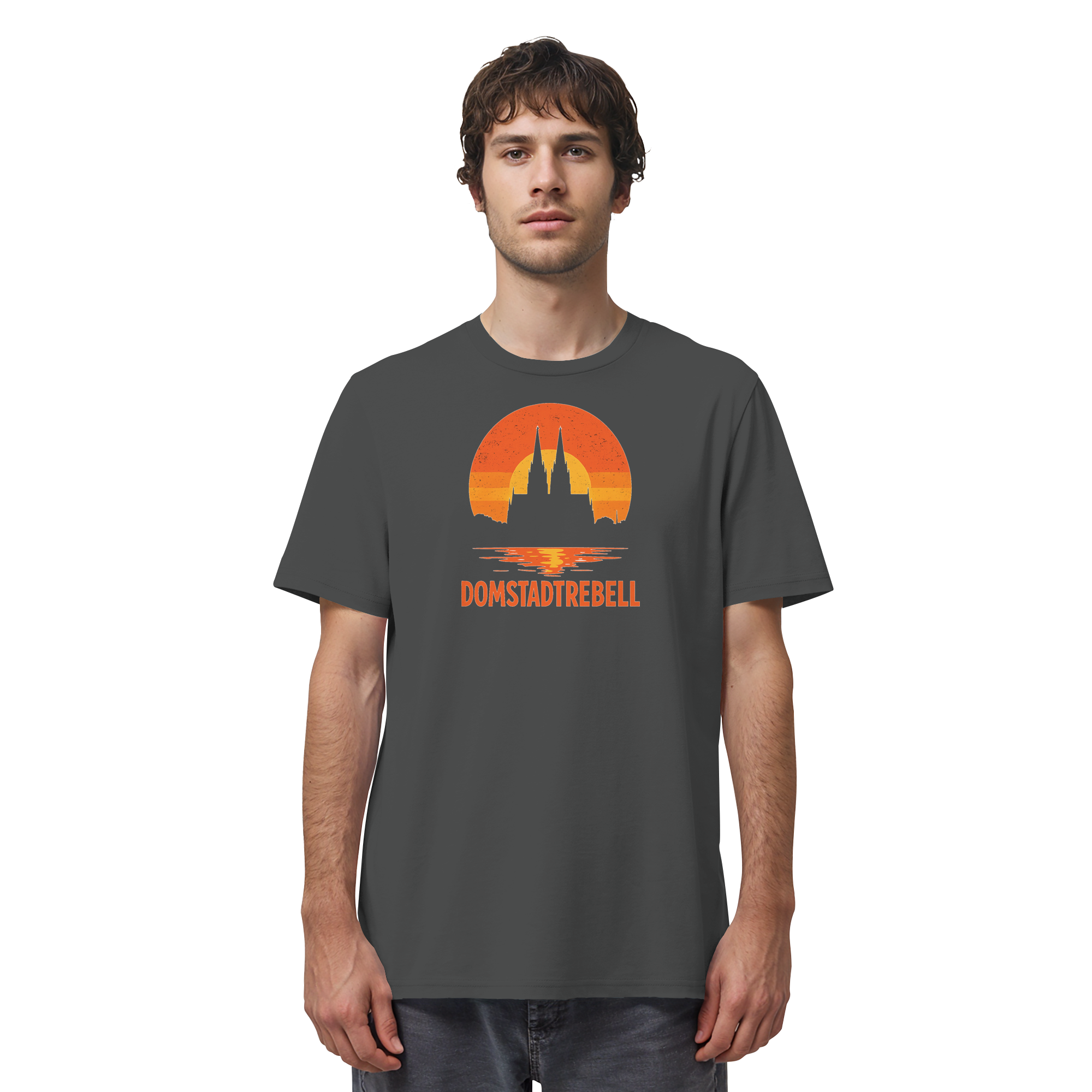 Domstadtrebell - Kölner Dom Sonnenuntergang - Organic Shirt