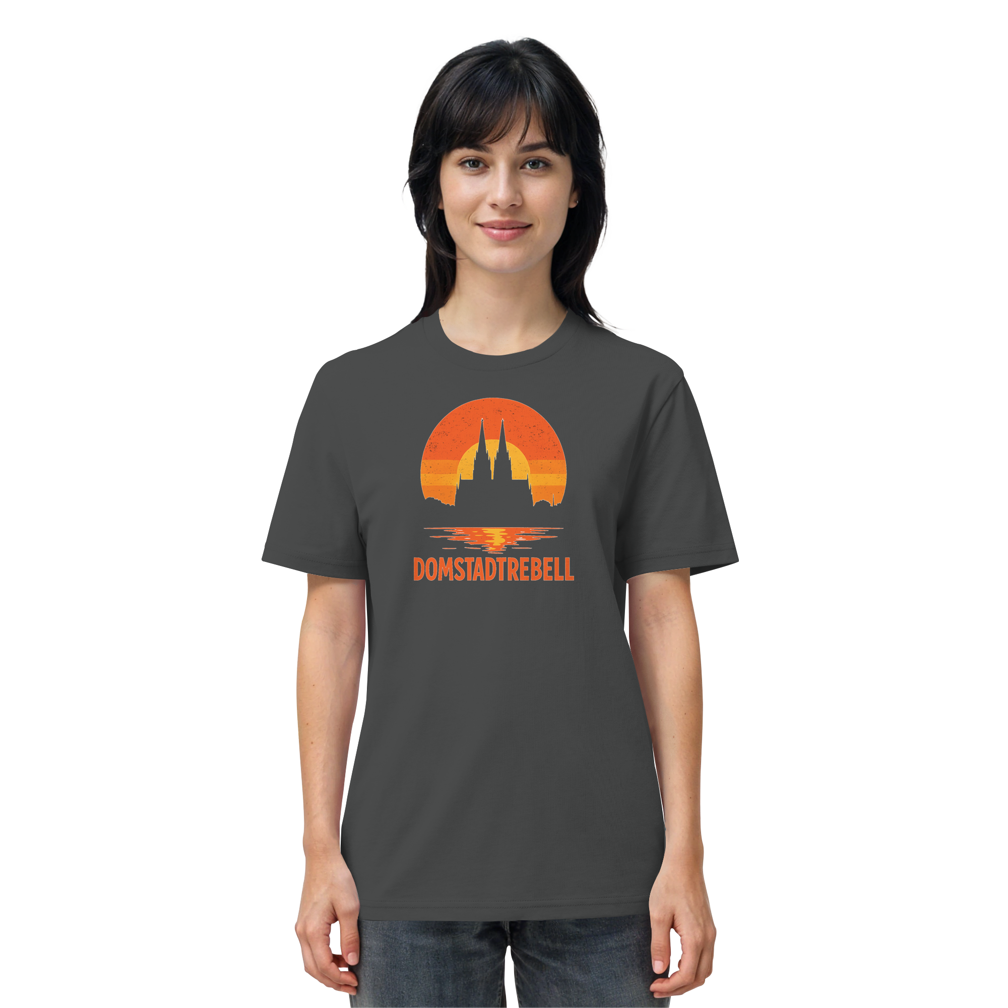 Domstadtrebell - Kölner Dom Sonnenuntergang - Organic Shirt