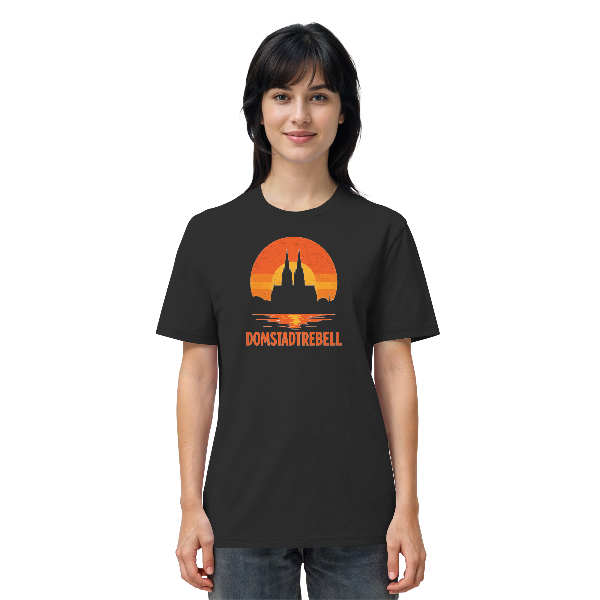 Domstadtrebell - Kölner Dom Sonnenuntergang - Organic Shirt