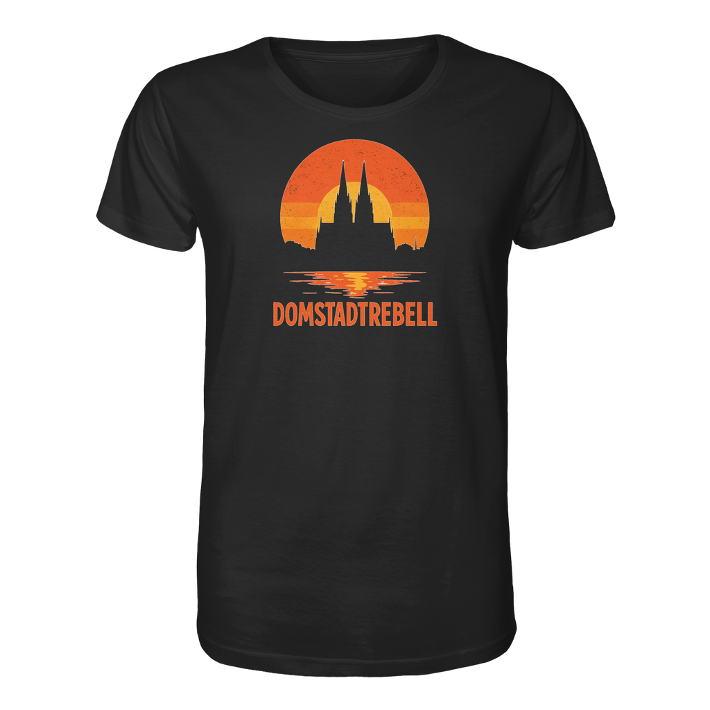 Domstadtrebell - Kölner Dom Sonnenuntergang - Organic Shirt