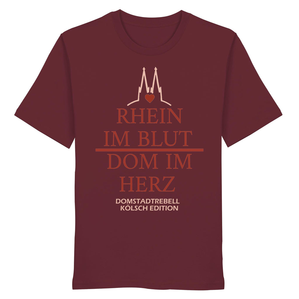 Domstadtrebell - Rhein im Blut Dom im Herz - Organic Shirt