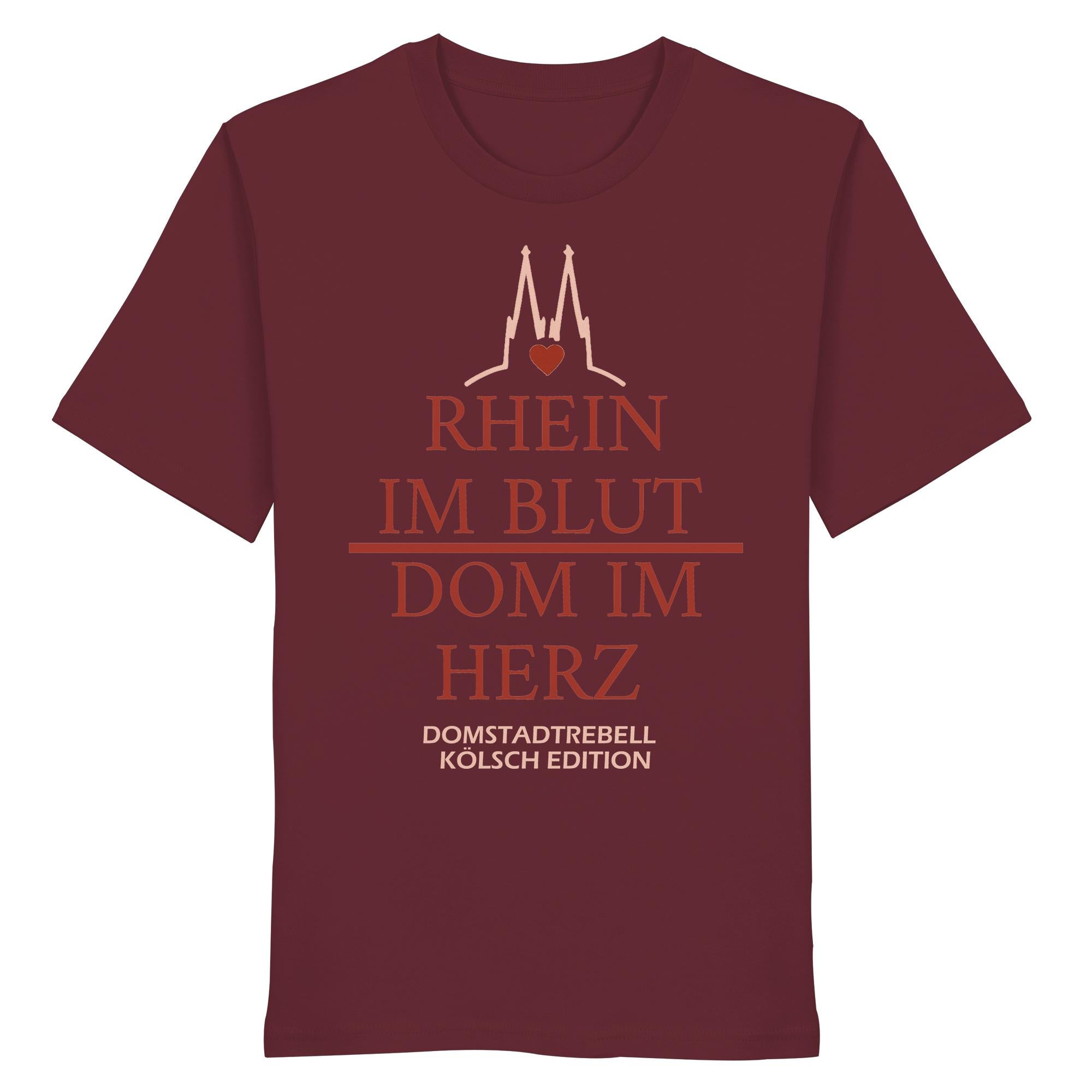 Domstadtrebell - Rhein im Blut Dom im Herz - Organic Shirt