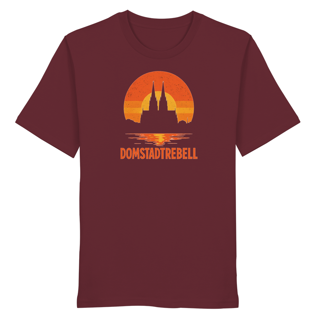 Domstadtrebell - Kölner Dom Sonnenuntergang - Organic Shirt