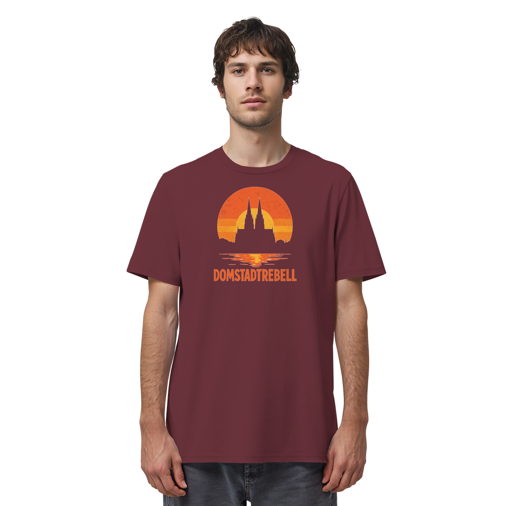 Domstadtrebell - Kölner Dom Sonnenuntergang - Organic Shirt