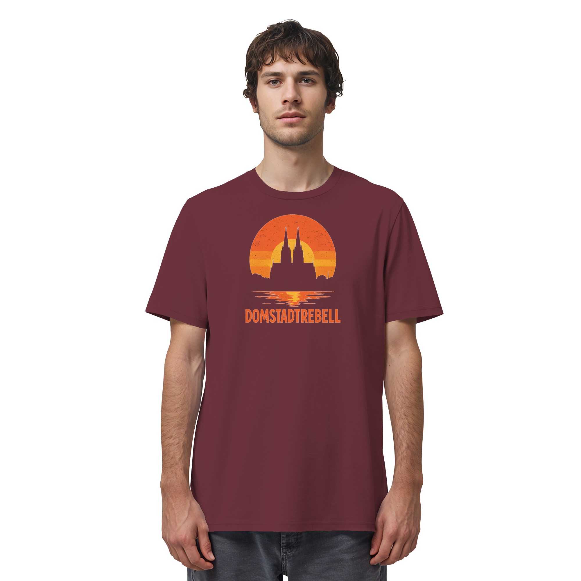 Domstadtrebell - Kölner Dom Sonnenuntergang - Organic Shirt