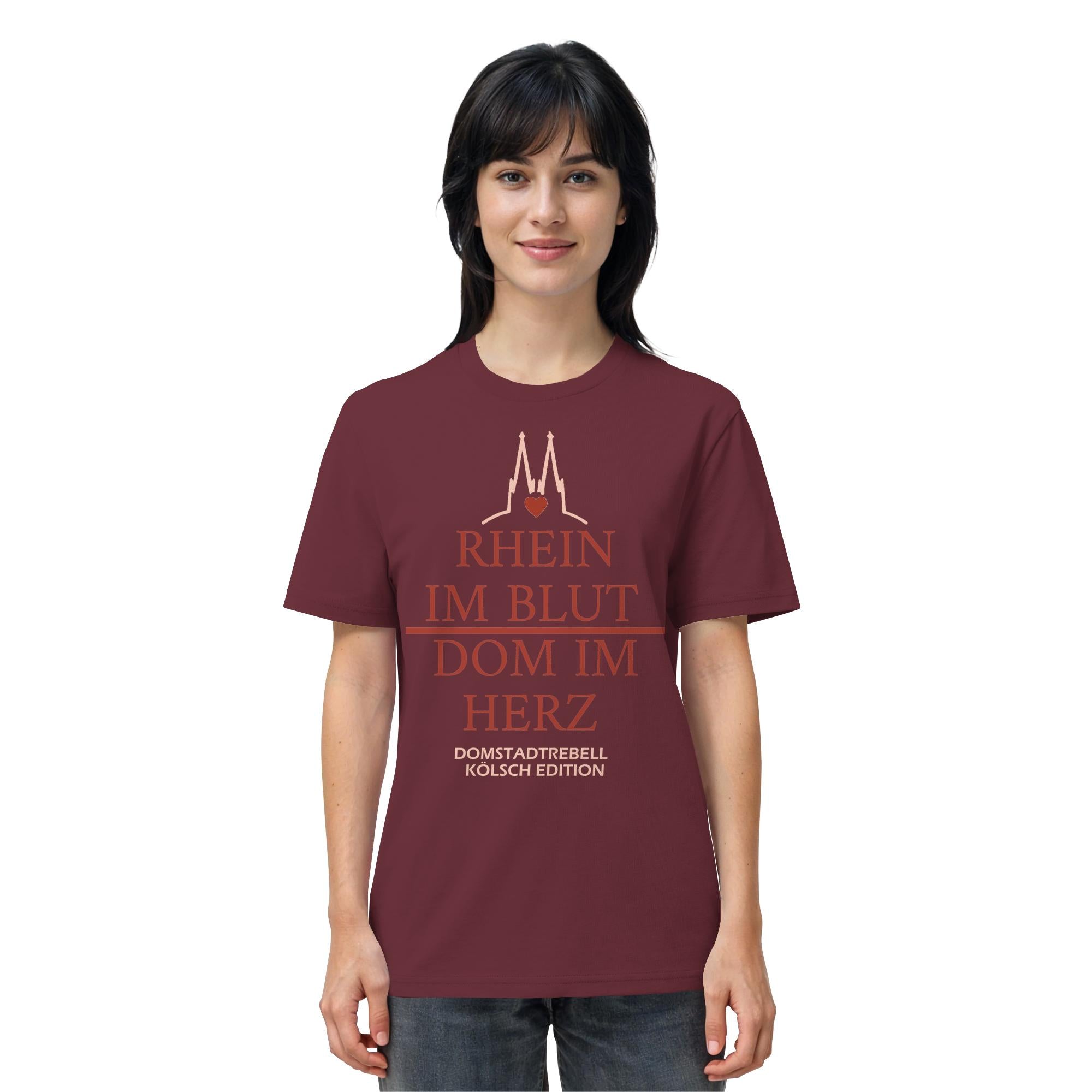 Domstadtrebell - Rhein im Blut Dom im Herz - Organic Shirt