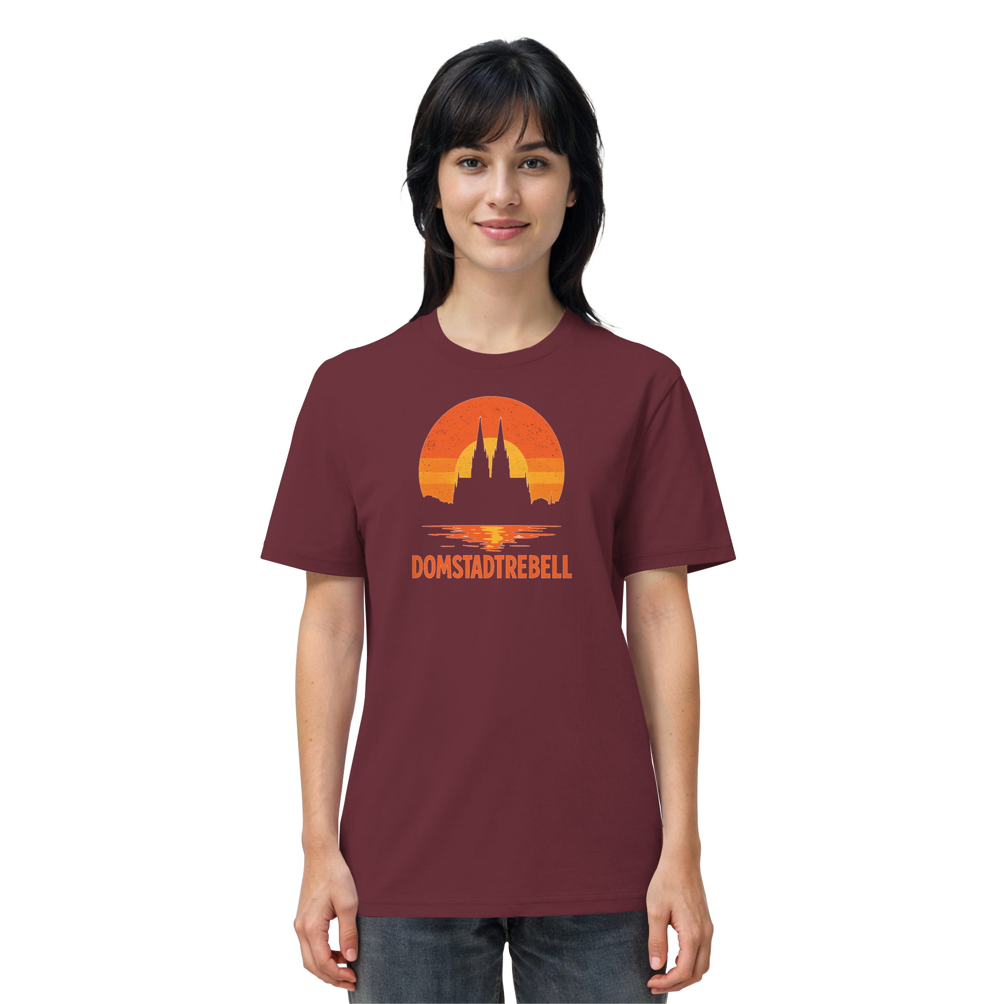 Domstadtrebell - Kölner Dom Sonnenuntergang - Organic Shirt