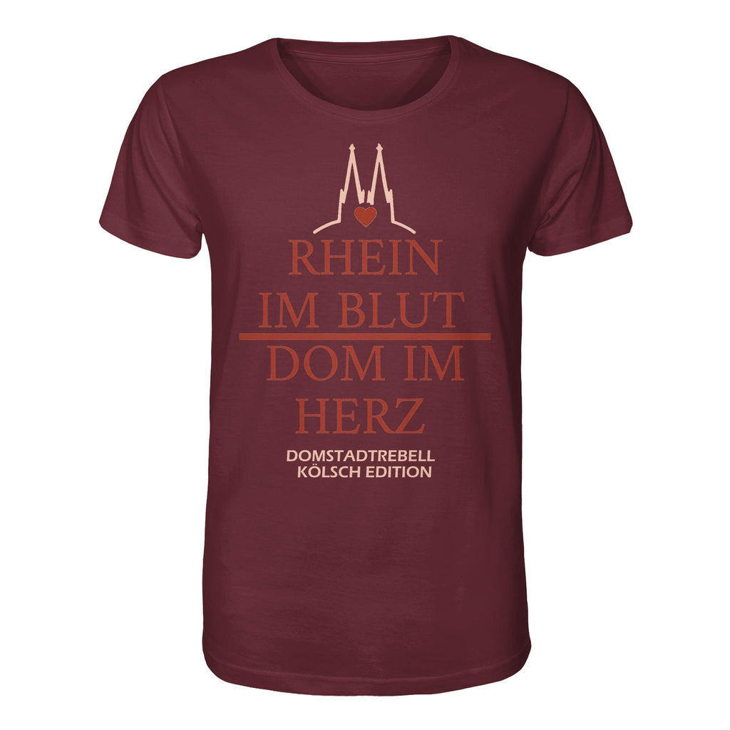 Domstadtrebell - Rhein im Blut Dom im Herz - Organic Shirt